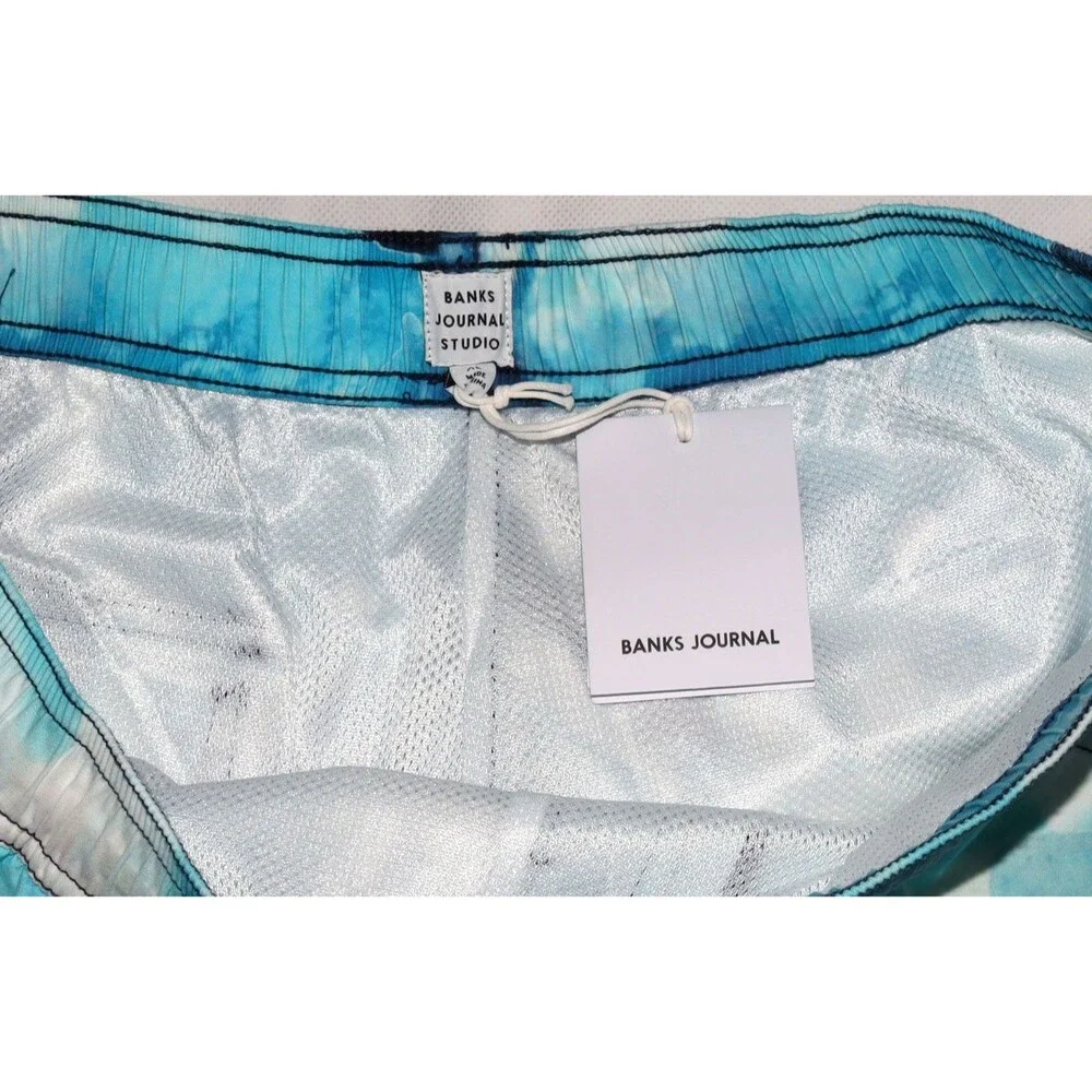 Banks Journal Natalie Strickland‎ Studio Indigo Men's Board Shorts Size XL